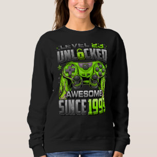 Level 23 Unlocked Awesome Since 1999 23rd Birthday Sweatshirt