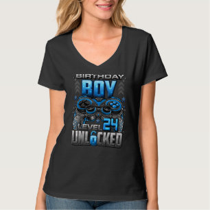 Level 24 Unlocked Awesome Since 1998 24th Birthday T-Shirt