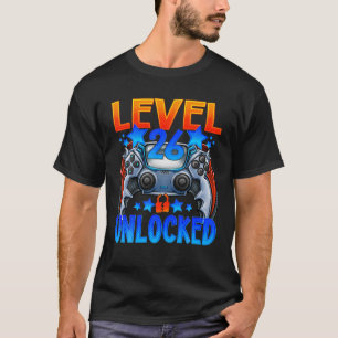 Level 26 Unlocked Awesome Since 1995 26Th Birthday T-Shirt