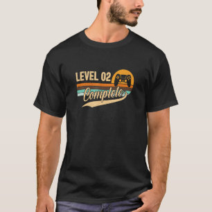 Level 2 Complete 2 Wedding Anniversary For Couple T-Shirt