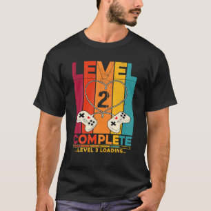 Level 2 Complete Level 3 Loading Video Gamer Anniv T-Shirt