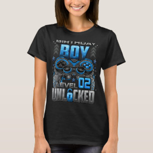 Level 2 Unlocked Awesome Since 2020 2nd Birthday G T-Shirt