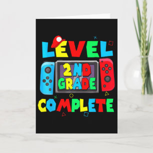 Level 2nd Grade Complete Last Day Of School Video Card