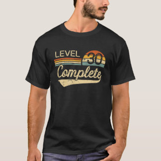 Level 30 Complete Vintage 30th Wedding Anniversary T-Shirt