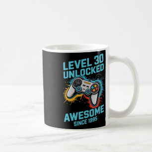 Level 30 Unlocked Gamer 30th Birthday  Coffee Mug