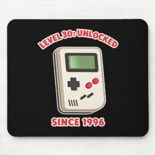 Level 30: Unlocked Since 1996 Mouse Pad