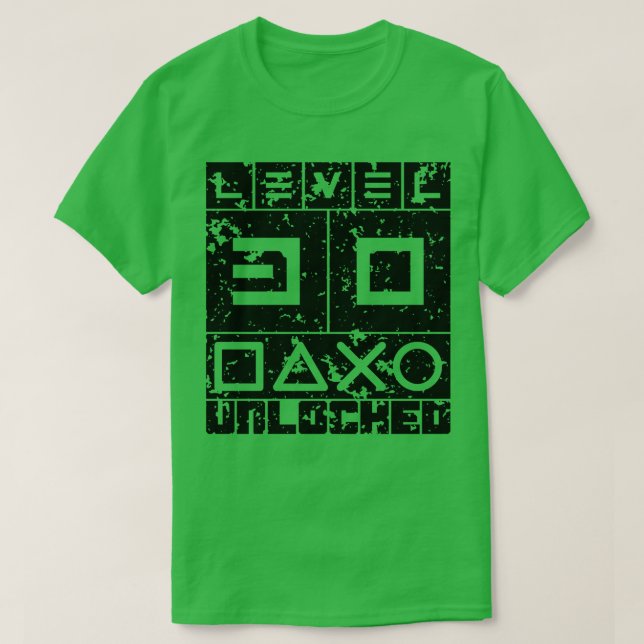 Level 30 unlocked T-Shirt (Design Front)