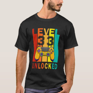 Level 33 Unlocked   Video Gamer 33rd Birthday T-Shirt