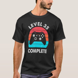 Level 35 Complete 35 Year Wedding Anniversary For  T-Shirt