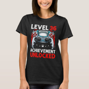 Level 36 Unlocked Awesome Since 1985 36th Birthday T-Shirt