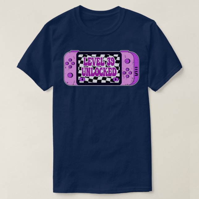 Level 39 Unlocked T-Shirt (Design Front)