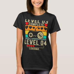 Level 3 Complete 3 Anniversary Fun 3rd Wedding Ann T-Shirt