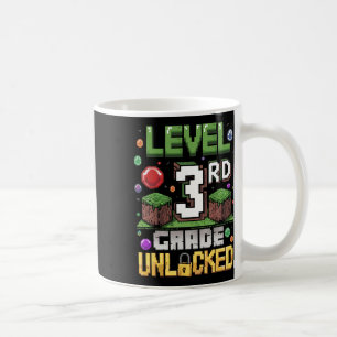 Level 3rd Grade Unlocked Video Game First Day Back Coffee Mug