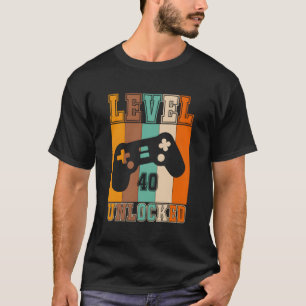 Level 40 Unlocked - Birthday Edition T-Shirt