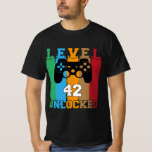Level 42 Unlocked Design T-shirt