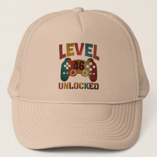 LEVEL 46 UNLOCKED   TRUCKER HAT