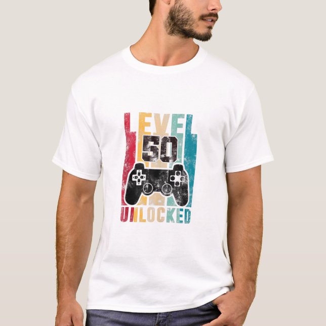 Level 50 year old Bday T-Shirt (Front)