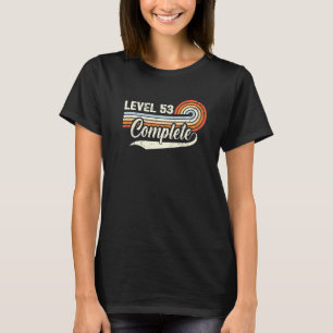 Level 53 Complete  53rd Wedding Aniversary For Him T-Shirt