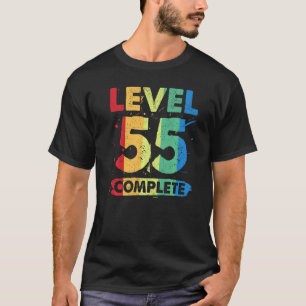 Level 55 Complete 55th Wedding Anniversary 55 Year T-Shirt