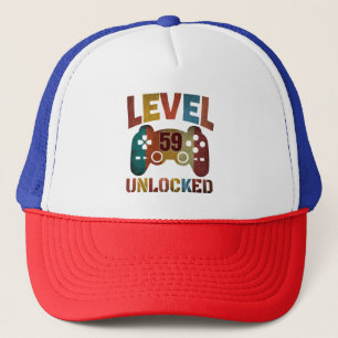 LEVEL 59 UNLOCKED TRUCKER HAT