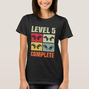 Level 5 Complete 5 Years Wedding Anniversary 5 Yea T-Shirt