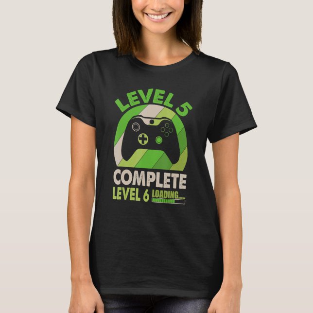 Level 5 Complete Level 6 Loading - 5th Wedding Ann T-Shirt (Front)