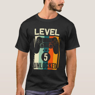 Level 5 Unlocked 5Th Wedding Anniversary Gift For  T-Shirt
