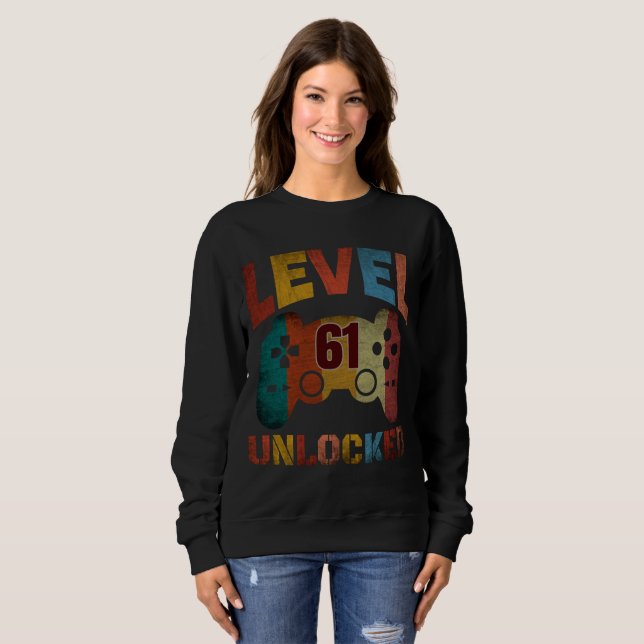 LEVEL 61 UNLOCKED  SWEATSHIRT (Front Full)