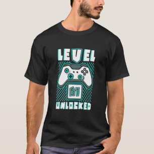Level 61 Unlocked Video Gamer 61St Birthday T-Shirt