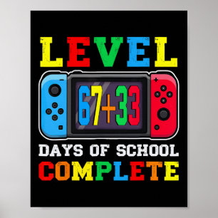 Level 67 33 Happy 100 Days Of School Complete Funn Poster