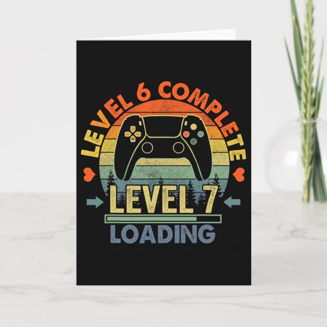Level 6 Complete 6 Anniversary Gift 6th Wedding An Card (Front)