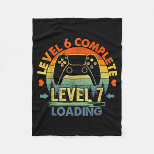 Level 6 Complete 6 Anniversary Gift 6th Wedding An Fleece Blanket