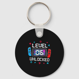 Level 6 Unlocked Gamer 6th Birthday Gift Video Gam Key Ring