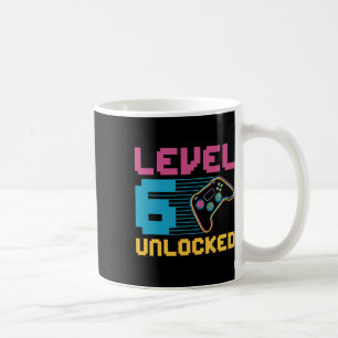 Level 6 Unlocked Gaming Birthday Coffee Mug
