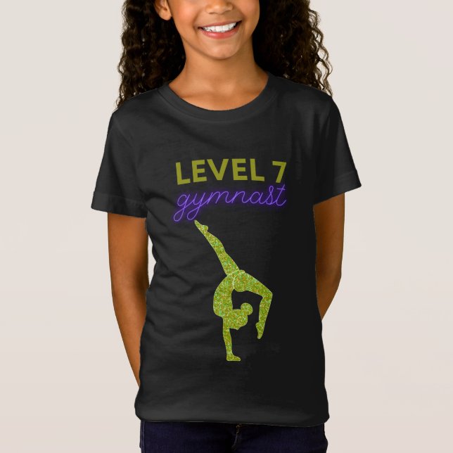Level 7 Gymnast Going For Gold T-Shirt (Front)