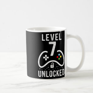 Level 7 Unlocked Video Game 7th Birthday Gift Coffee Mug