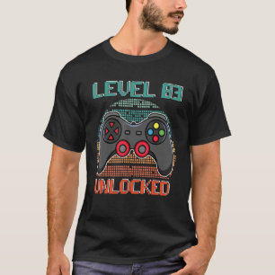 Level 83 Unlocked Awesome Since 1940 Birthday Gami T-Shirt