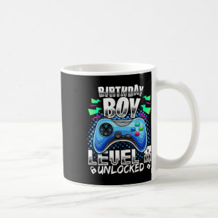 Level 8 Unlocked Video Game 8th Birthday Gamer Gif Coffee Mug