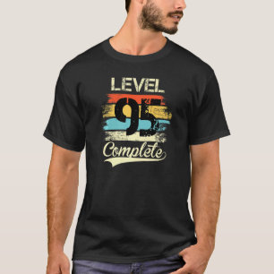 Level 95 Complete Vintage Retro Gamer 90th Birthda T-Shirt
