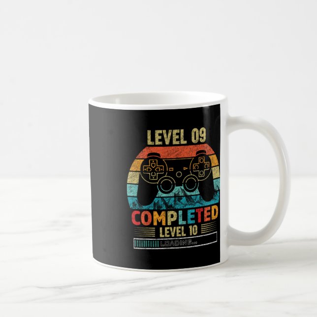 Level 9 Completed Level 10 Loading 9th Birthday Vi Coffee Mug (Right)