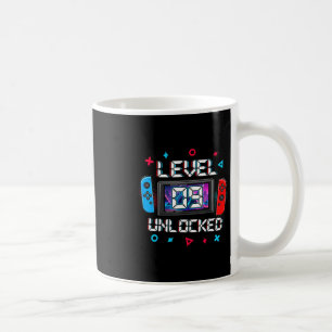 Level 9 Unlocked Gamer 9th Birthday Gift Video Gam Coffee Mug