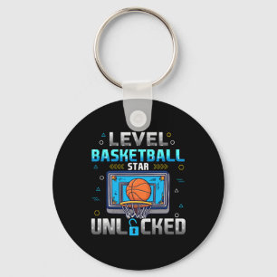 Level Basketball Star Unlocked Boys Men Gamer  Key Ring