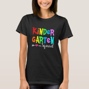Level Kindergarten Squad Teacher Student First Day T-Shirt