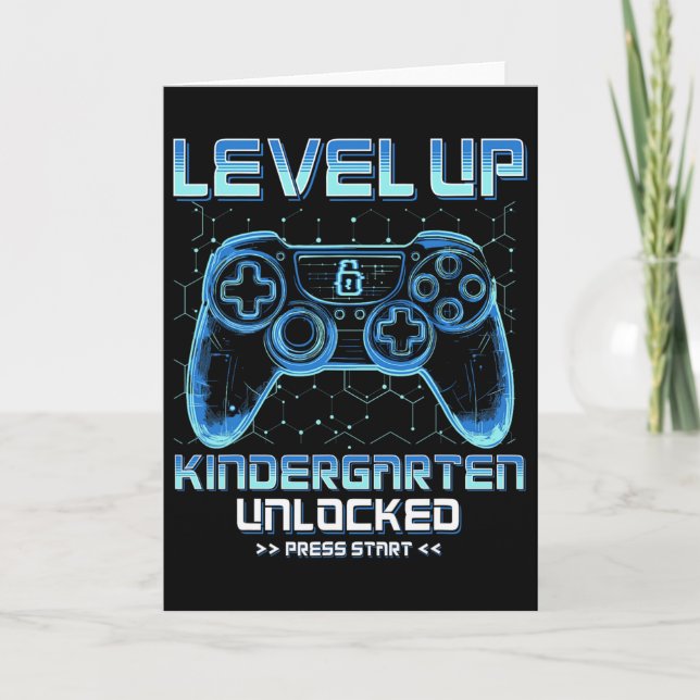 Level Kindergarten Unlocked Back To School Video G Card (Front)