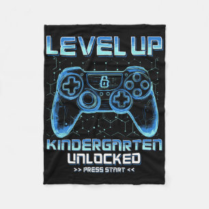 Level Kindergarten Unlocked Back To School Video G Fleece Blanket