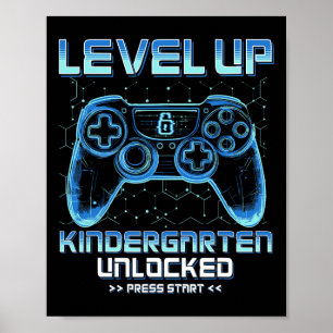 Level Kindergarten Unlocked Back To School Video G Poster