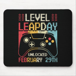 Level Leap Day Unlocked Video Game Controller Game Mouse Pad
