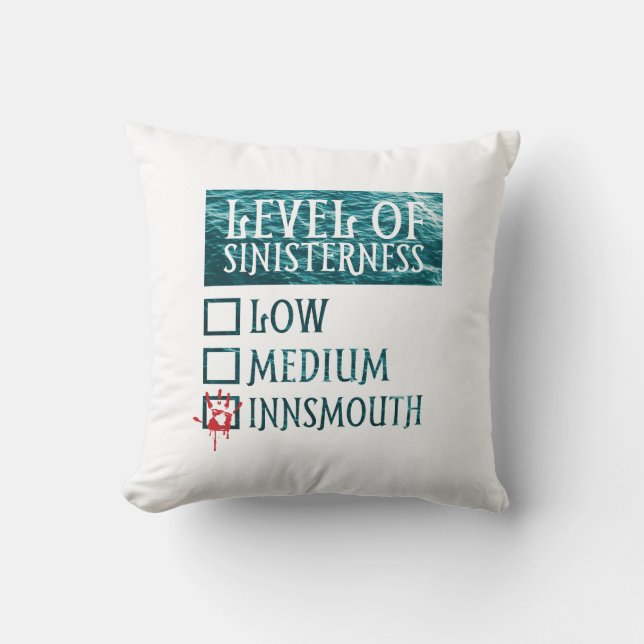 Level of Innsmouth Lovecraft Cushion (Front)