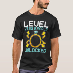 Level Ringbearer Unlocked Page Boy Wedding Video G T-Shirt