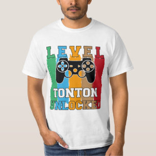 Level Tonton Unlocked Design Wht T-shirt